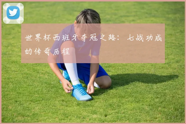 世界杯西班牙夺冠之路:七战功成的传奇历程